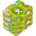 thumbnail image 4 of Coolnut Easter Rabbit Washcloths 4 Pack, Highly Absorbent Soft Cotton Fingertip Towels for Bathroom, Kitchen, Gym, Spa, Home Decor, 12 x 12 Inch Washcloth Gift, 4 of 7