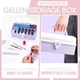 thumbnail image 4 of Gellen Gel Nail Polish Starter Kit with UV Lamp, 10 Colors Nudes Pink Brown Gel Polish with 36W Nail Lamp Top & Base Coat Nail Tools Manicure Set & Storage Box, All-In-One Gel Nail Polish Kit, 4 of 9