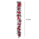 thumbnail image 2 of 1 Corona Decorativa para Puerta de Entrada En Navidad, Corona Decorativa para Puerta de Entrada, Escaleras, Chimenea, Barandilla de Escalera (Roja), 2 of 7
