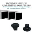 thumbnail image 2 of Uxcell Adjustable Feet 20 x 20mm Hardware Knobs Inserts Matte Black 4 Set, 2 of 7