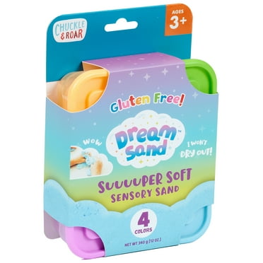 Chuckle & Roar Dream Sand 4 pack for Children Ages 3 , by Buffalo Games