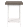 thumbnail image 4 of Furniture of America Burel 1-Shelf Side Table, Brown, 4 of 6