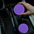 thumbnail image 3 of Car Coasters Anti Slip PVC Cup Holder Insert Mats 2.76" Diameter Compact Cup Holders Universal Car Interior Vehicle Accessories, 3 of 8