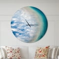 thumbnail image 2 of Designart 'Agate beautiful colorful slices and texture ' Modern wall clock, 2 of 6