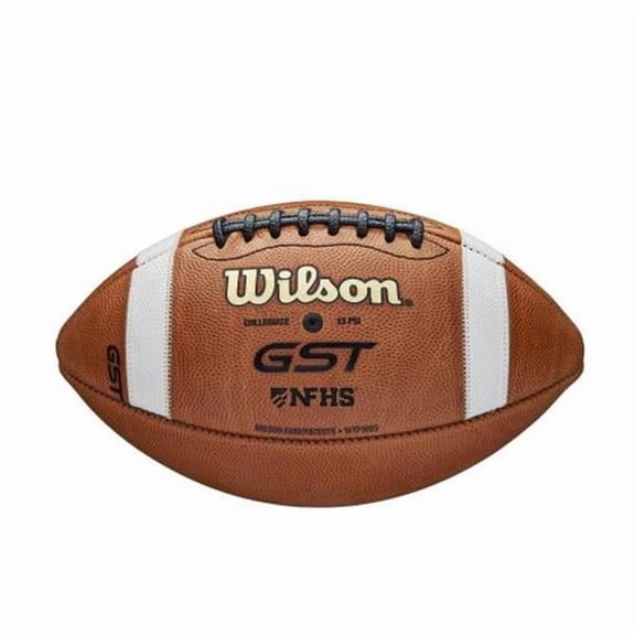 Wilson WLWF1007601IBOF GST Leather Football - Official NFHS