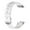 White WH, variant on Latrodar Suitable For Charge5 Smart Watch High Durability te Fashion Wristband Red 5.2x1.2 Inch Home Tools