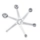 thumbnail image 1 of Juego de cucharas medidoras para condimentos, 6 piezas/juego, cucharas medidoras de café de acero inoxidable, cucharas medidoras, integración perfecta, 1 of 11