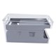 thumbnail image 1 of Estante para latas de refresco de 2 niveles, soporte para latas de bebidas, soporte para latas para despensa, refrigerador, gris, 1 of 14