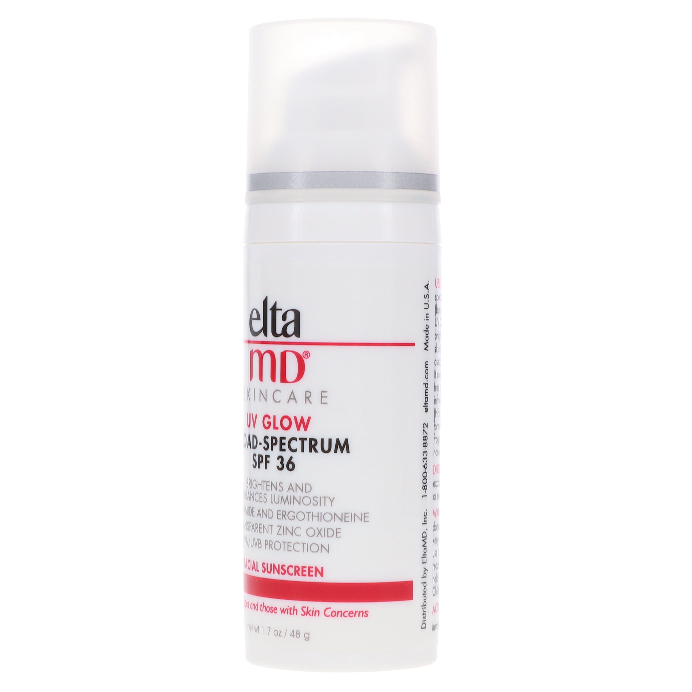 Elta MD UV Glow Broad Spectrum SPF 36 1.7 oz - Walmart.com