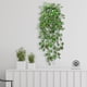 thumbnail image 4 of Adorno de pared verde artificial, adorno de pared con flores de plástico, decoración de pared verde artificial, arte de pared con plantas de hojas grandes, decoración fácil para el hogar,, 4 of 9