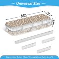 thumbnail image 3 of Plastic Pencil Box Large Capacity Pencil Boxes Clear Boxes with Snap-Tight Lid Stylish Office Supplies Storage Organizer Box Brown Leopard Print Pattern, 3 of 7