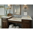 thumbnail image 5 of Delta H295SS Metal Cross Handle Set - Deck Mount Bathroom & Bidet, Stainless, 5 of 7