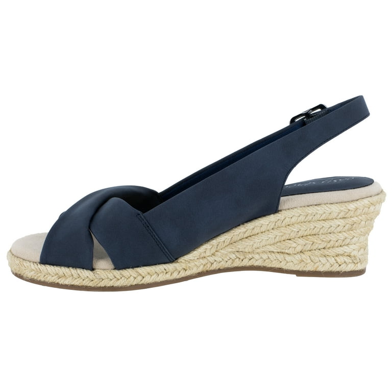 Easy street maureen espadrille wedge sandal hot sale
