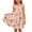E134-Orange, variant on hengsof Toddler Girls Sleeveless Tank Top, Cute Print Pattern Casual Camisole Dress for Summer, Sizes 1 Years to 6 Years