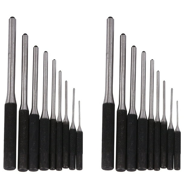 18Piece SetUp Punch Round Punch Pieces Roll Pin Punch Set Tool Bolt Catch Roll Pin Punch Tool