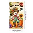 thumbnail image 3 of Tyidzon Thanksgiving Banner, 35 x 71 inch Maple Leaves and Pumpkin Fall Door Cover for Farmhouse Harvest Thanksgiving Decorations, 3 of 6