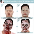 thumbnail image 3 of Kit de maquillaje BOBISUKA Halloween Zombie SFX con pintura facial y más, 3 of 7