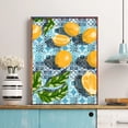 thumbnail image 3 of Tapiz de pared grande con estampado de limón mediterráneo, decoración de pared de Buda indio, arte de pared hippie bohemio y brujería, 3 of 5