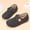 Gray, variant on Fuzzy Slippers Women Men Comfy Diabetic House Slippers Soft & Cozy Barefoot House Shoes Adjustable
