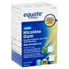 Equate Coated Nicotine Gum, Ice Mint, 2 mg, 100 count