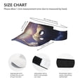 thumbnail image 2 of KLL Sport Sun Visor Hats Ball Caps Empty Top Baseball Sun Cap for Men Women-Dreamy Forest Elf, 2 of 6