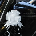 thumbnail image 5 of Naler 60 Pcs 5'' White Ribbon Pull Bows for Christmas Gift Wraps,Wedding Party Decor,Polypropylene, 5 of 6