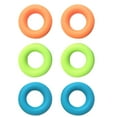 thumbnail image 1 of 6PCS 30LB 40LB 50LB Anillos de agarre de silicona Ejercicio de masaje Fortalecedor de manos para la recuperación de alivio (Verde Azul Naranja), 1 of 3