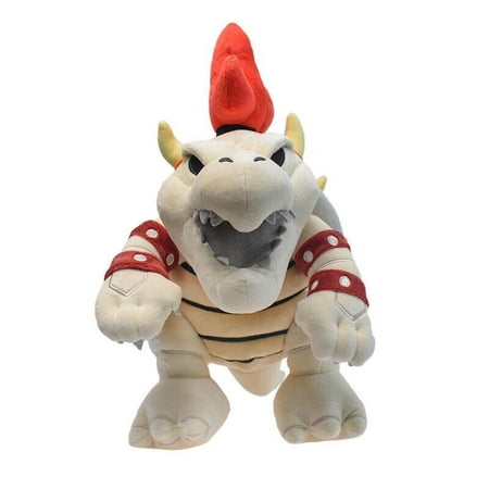Super Mario Bros Soft Plush Toys Dry Bones Koopa Bowser Stuffed Doll Gift 13"