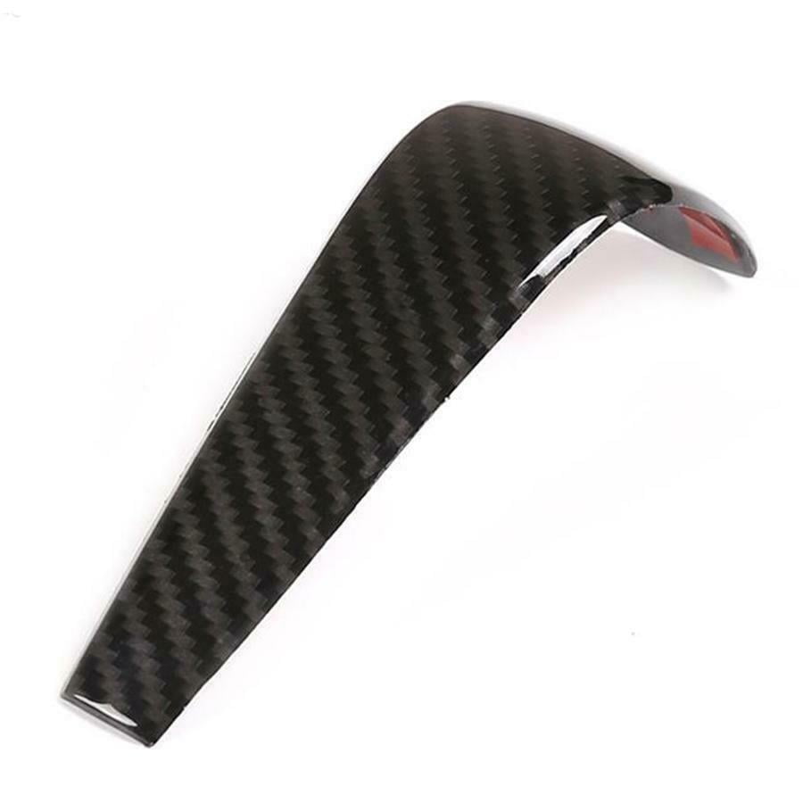 1 Piece Moonlinks for BMW E90 Carbon Fiber Gear Shift Knob Cover Trim Carbon Fiber Style Gear Shift Head Cover Fit BMW Z4 X1 E90 E91 BMW F30