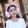 thumbnail image 6 of New Lovely Winter Warm Cat Ear Warmers Glitter Ears Plush Earmuffs for Women Playful Girls Ear Muffs Cold Protection Warm Hot (green), 6 of 7