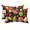 Black, Deep Emerald, Burnt Orange, Ruby Red, variant on Chaise Lounge Headrest Pillow 2 Pack, Summer Fruits Waterproof Chair Pillows with Insert & Adjustable Elastic Strap for Beach Pool Recliner, Tropical Watermelon Kiwi Black Exotic Outdoor Patio Pillow
