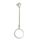 thumbnail image 4 of Inteprter Anillo para cigarrillos, accesorios para fumar, suministros para anillos de dedo, coleccionables elegantes, soporte de mano de Metal, plata mate Type2 NO2 Inteprter CBP263872, 4 of 6