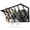 Carbon Steel, variant on 2 in 1 Pasture Hay Feeder 70 Gallon, Heavy Duty 2-in-1 Livestock Feeder with Bottom Tray, Metal Livestock Feeder Rack, Goat Feeder for Commercial Ranches, Hobby Farms, Animal Pastures