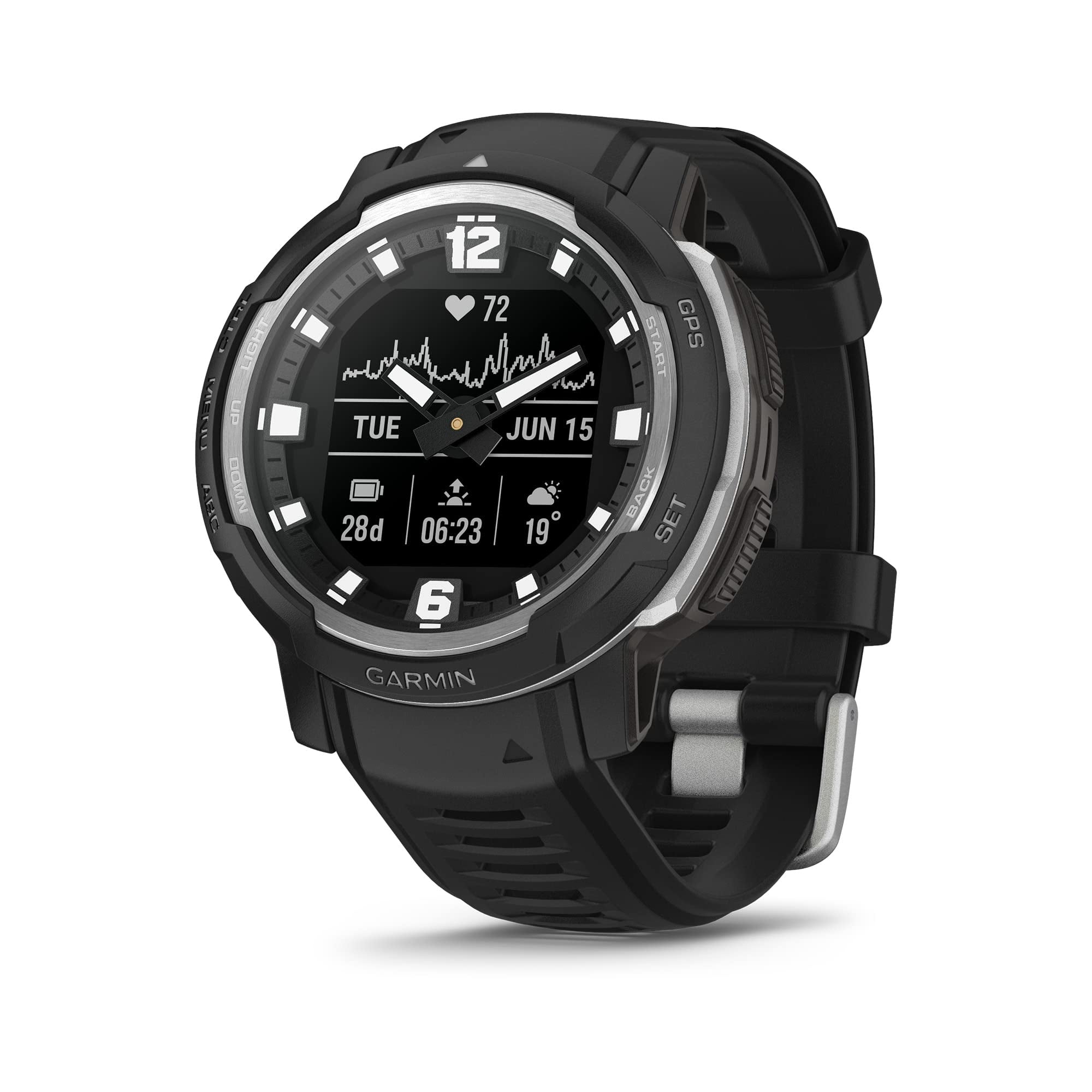 Garmin Instinct Solar GPS Watch, Rugged Hybrid Smartwatch, Graphite - Walmart.com Garmin Instinct Solar GPS Watch, Rugged Hybrid Smartwatch, Graphite - Walmart.com