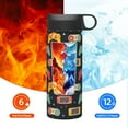 thumbnail image 6 of KLL Retro Video Game Pattern 18OZ Water Bottle With Straw,Stainless Steel Sports Water Cup Flask Sports Water Cup Flask Wide Mouth Travel Thermal Mug, 6 of 8