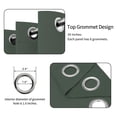 thumbnail image 4 of Cortina Easy-Going Blackout, 2 paneles, 86 x 183 cm, color verde, 4 of 7