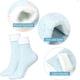 thumbnail image 4 of Calcetines de lana para mujer, botas cálidas y cómodas para senderismo en invierno, calcetines cómodos con cuello redondo, 5 pares, 4 of 6