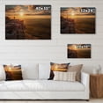 thumbnail image 4 of Designart "Sunset Harmony at Arkansas Grand Canyon II" Landscapes Print on Natural Pine Wood, 4 of 5