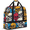 Multicolour 4, variant on Wolf Travel Duffel Bag with Shoe Compartment Wildlfe Animal Theme Large Foldable Waterproof Weekend Overnight Bag for Beach Swim Pool Bags Sports Gym