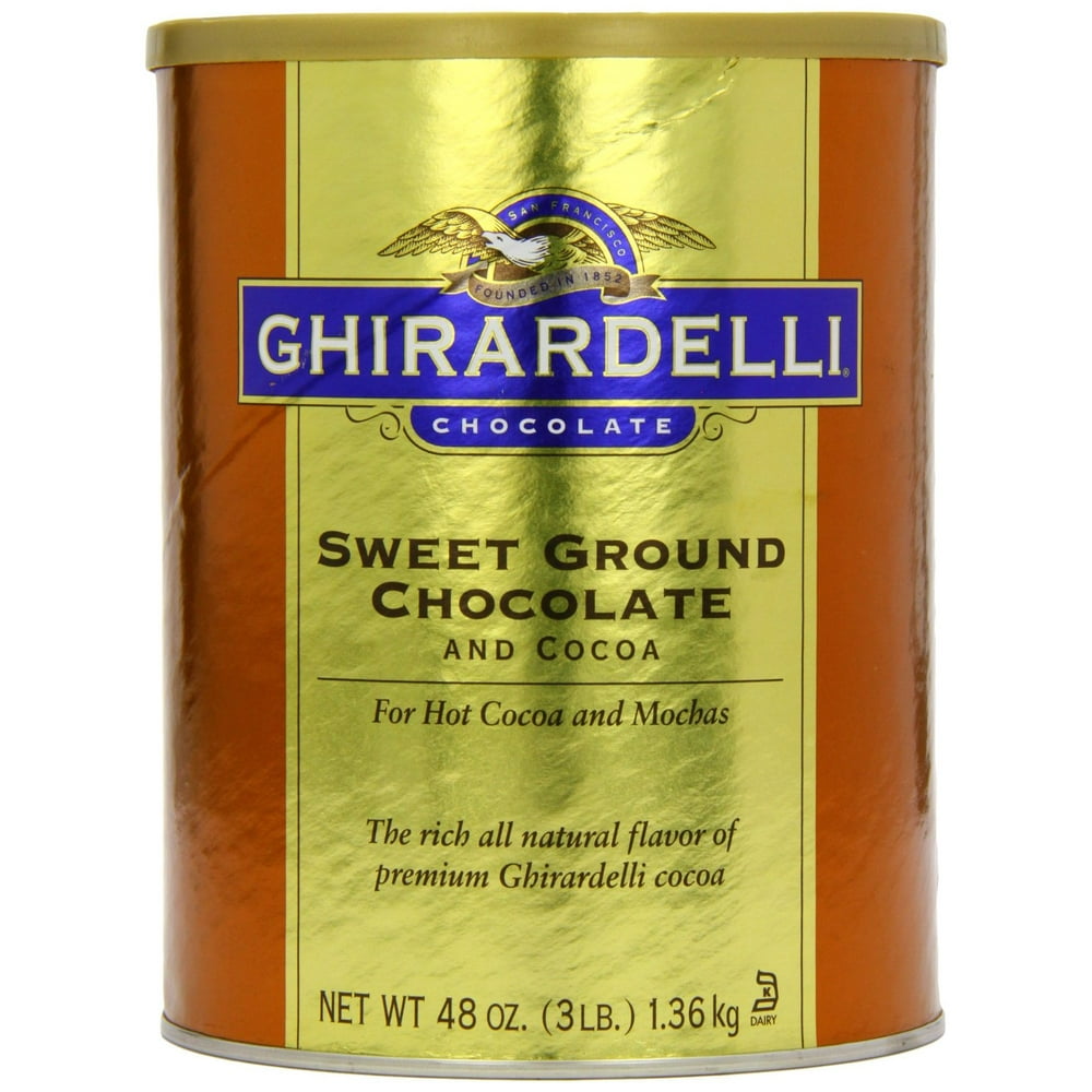 Ghirardelli Chocolate Sweet Ground Chocolate & Cocoa Beverage Mix, 48