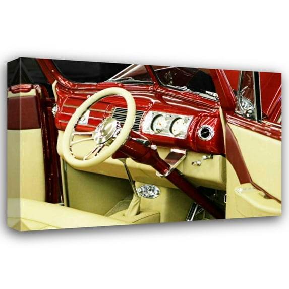 Alan Hausenflock 24x17 Gallery Wrapped Canvas Wall Art Titled - Candy Apple Dash