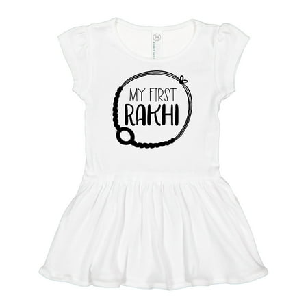 

Inktastic My 1st Rakhi Bracelet Raksha Bandhan Gift Baby Girl Dress