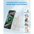 thumbnail image 3 of Wireless Charging Station Stand, 3 in 1 Magnetic Charger Stand for iPhone 15/14/13, Foldable Travel Charger Dock for AirPods Pro/3/2, Watch 2-9/SE/Ultra, 3 of 6