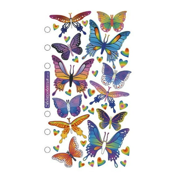 Sticko Stickers-Foil Butterflies