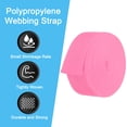 thumbnail image 3 of Uxcell 10 Yard Webbing 2 inch Polypropylene Webbing Strap Heavy Webbing Roll Chair Straps Pink, 3 of 6