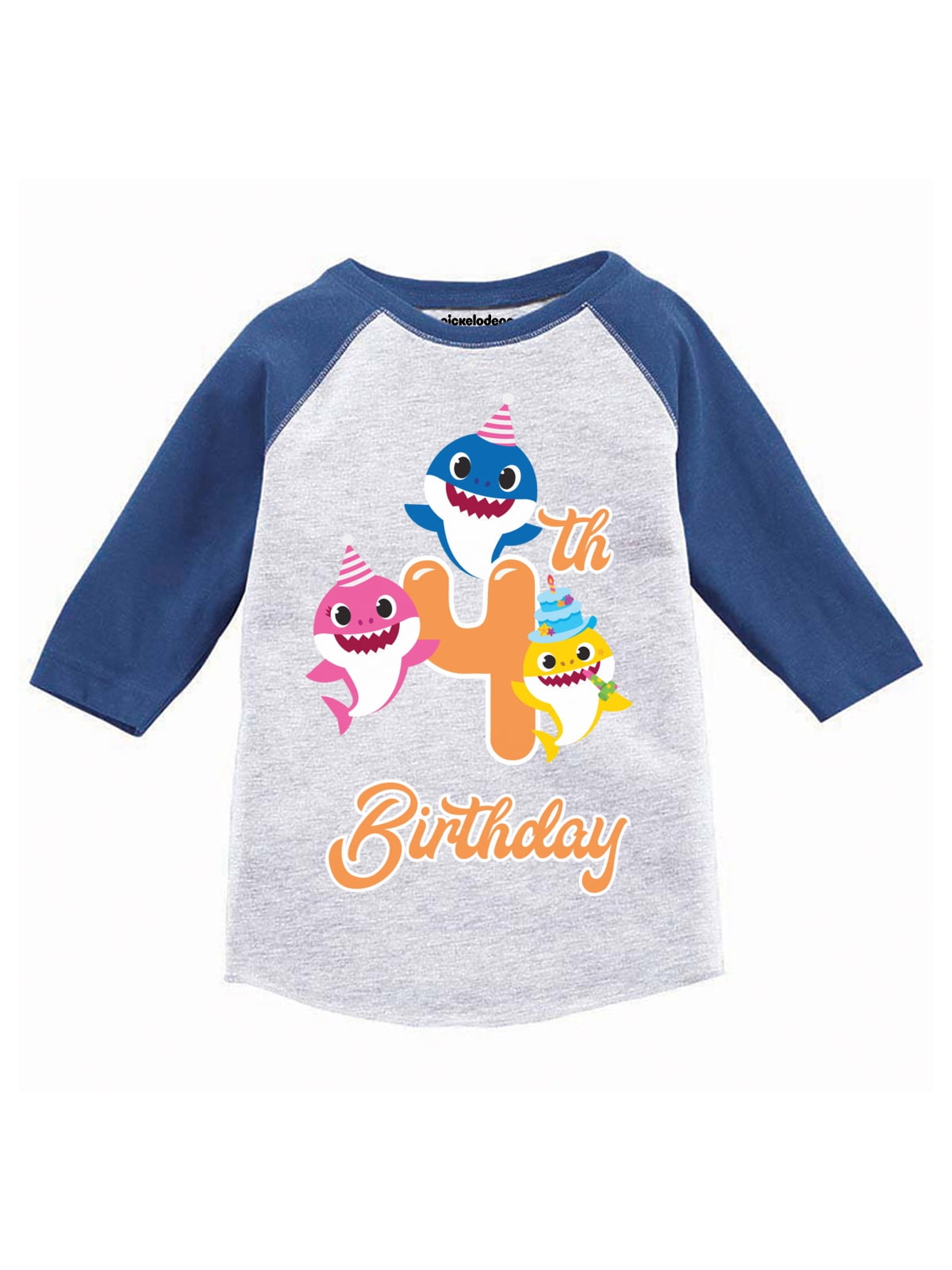 Baby Shark Doo Doo 3rd Birthday Shirt Long Sleeve Birthday Tee For 3 Years Old 3t Walmart Com