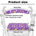thumbnail image 6 of HELLHERO Romantic Purple-Hued Tropical Flowers Seat Back Cover Dual-Use Seat and Backrest Cover Perfect for Parks Easy Installation Secure Fit, 6 of 7