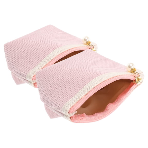 ETEREAUTY 2-Pack Portable Makeup Bags Small Cosmetic Travel Pouches for Organized Storage and Easy Carry