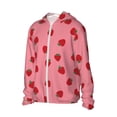 thumbnail image 2 of Fotbe Strawberries Men's Women's UPF 50+ Sun Protection Jacket Hooded Cooling Shirt with Pockets Hiking Outdoor Performance-3X-Large, 2 of 9