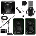 thumbnail image 1 of (2) Mackie CR3-X 3" Multimedia Monitors with EM-91CU USB Microphone & Desk Boom Stand Package, 1 of 9
